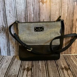 Kate Spade Crossbody Purse Black Pebbled Leather